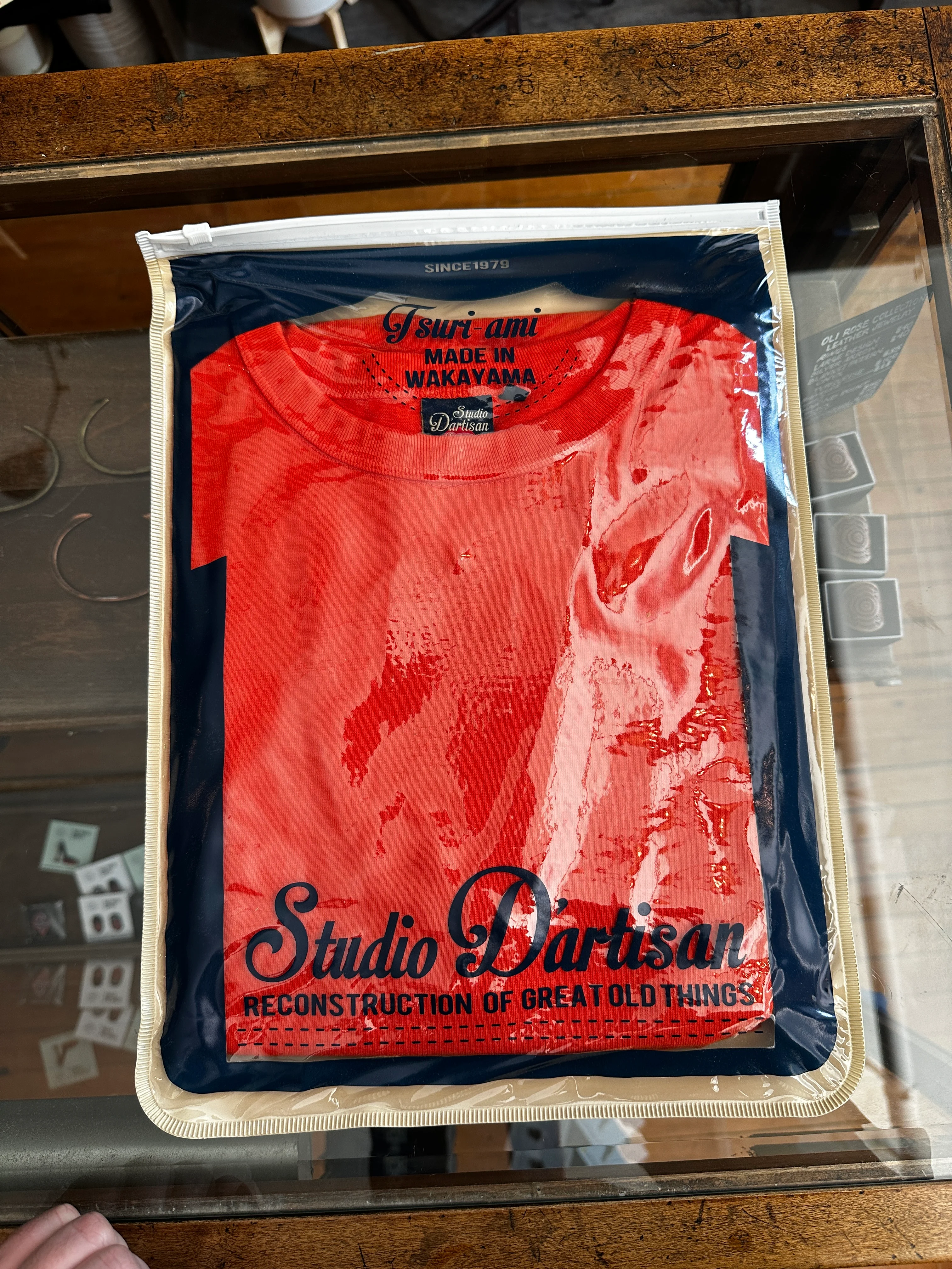 Brand New - 9913 Pocket Tee - Orange - Image 4