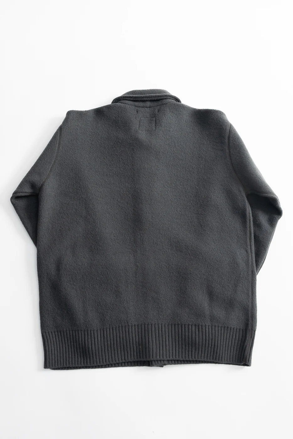 Brewster Shirt Boiled Wool - Dark Grey - Image 5