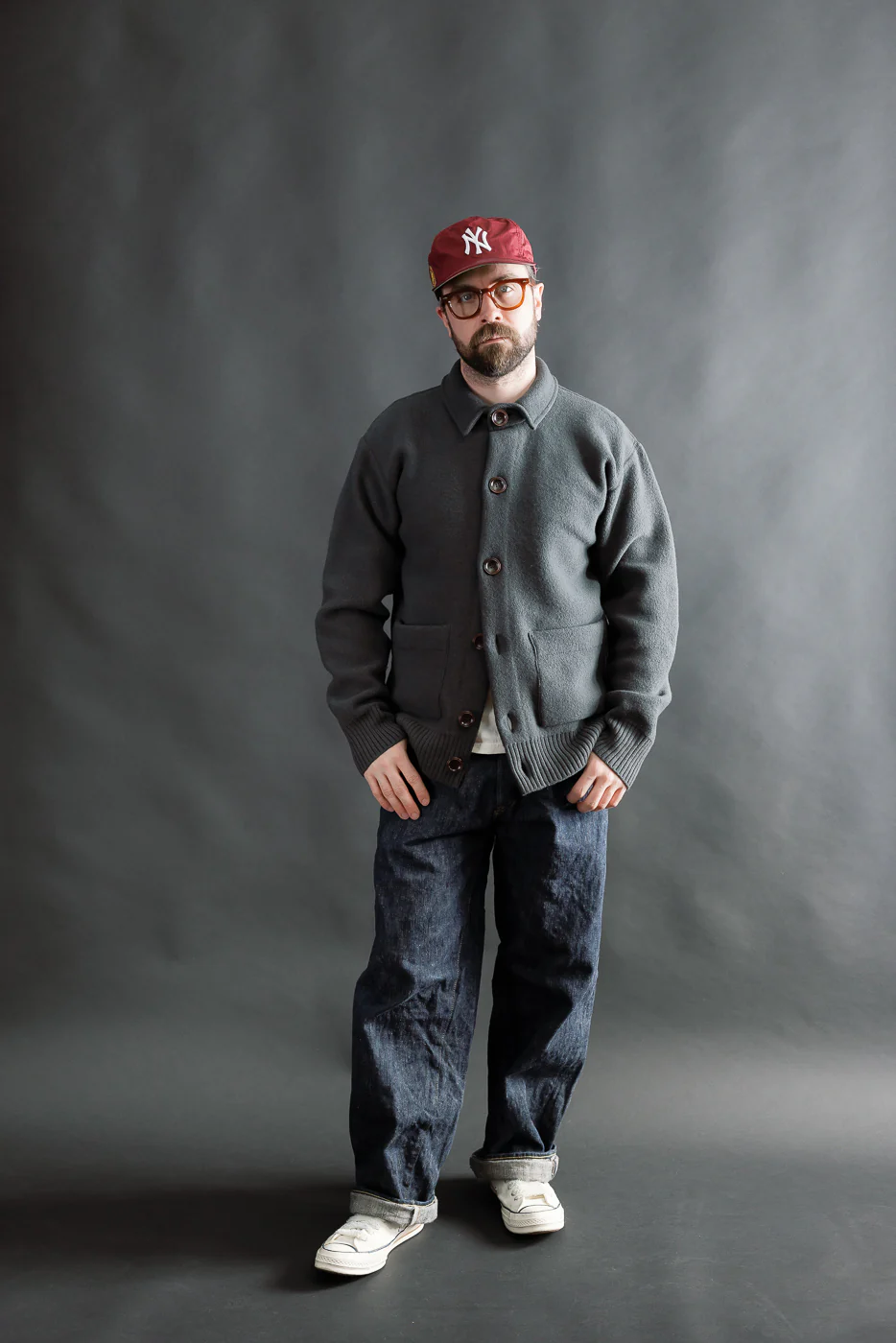 Brewster Shirt Boiled Wool - Dark Grey - Image 6