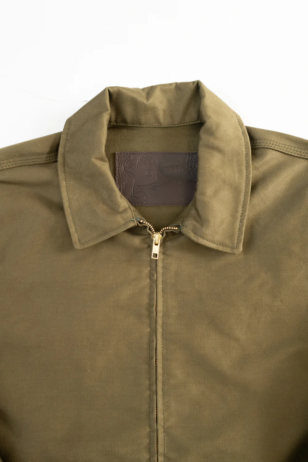 Brushed Jungle Cloth Zip Jacket - Army - Image 2