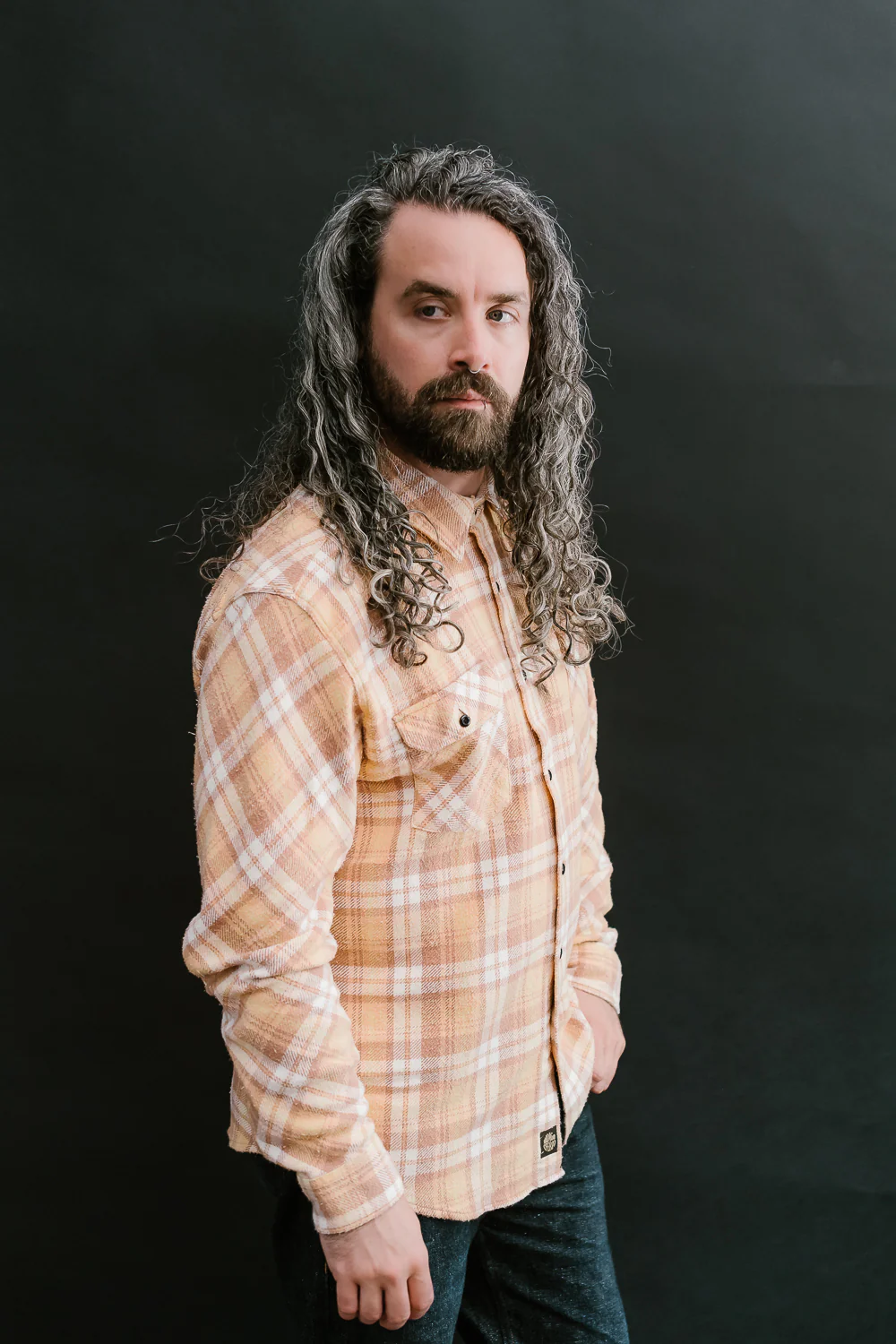 Bryson Check Flannel - Sunfaded Ochre - Image 12