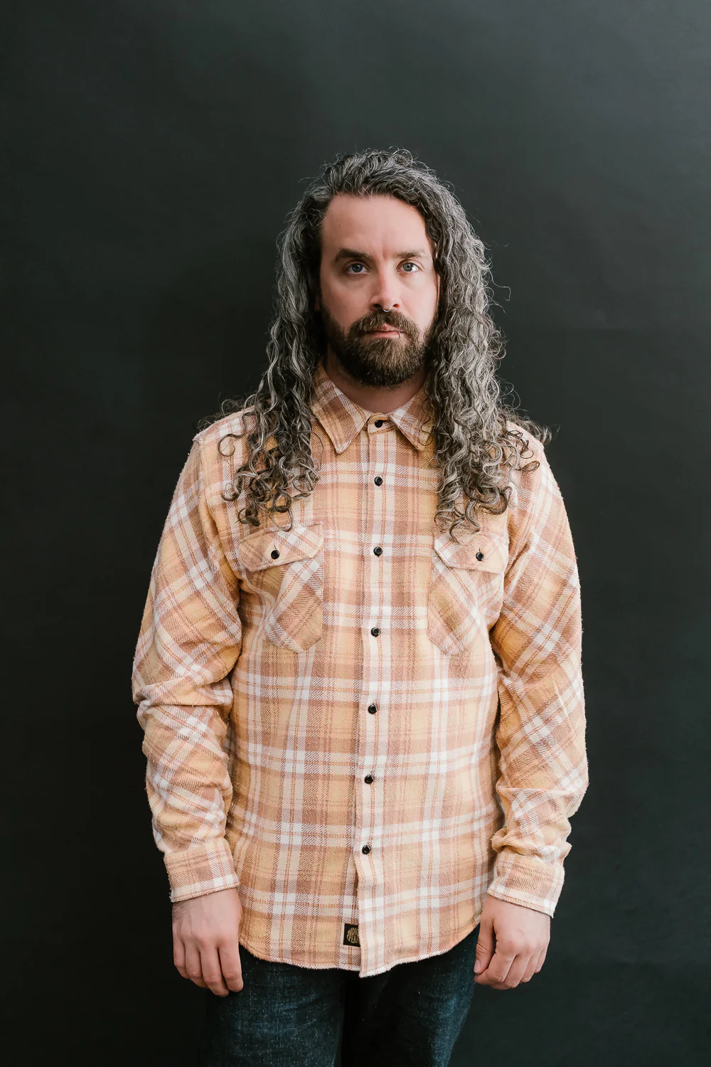 Bryson Check Flannel - Sunfaded Ochre - Image 13
