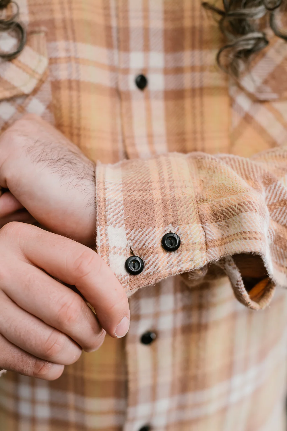Bryson Check Flannel - Sunfaded Ochre - Image 18