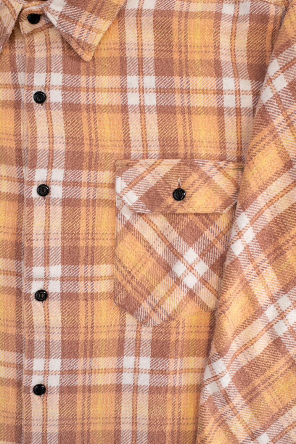 Bryson Check Flannel - Sunfaded Ochre - Image 3