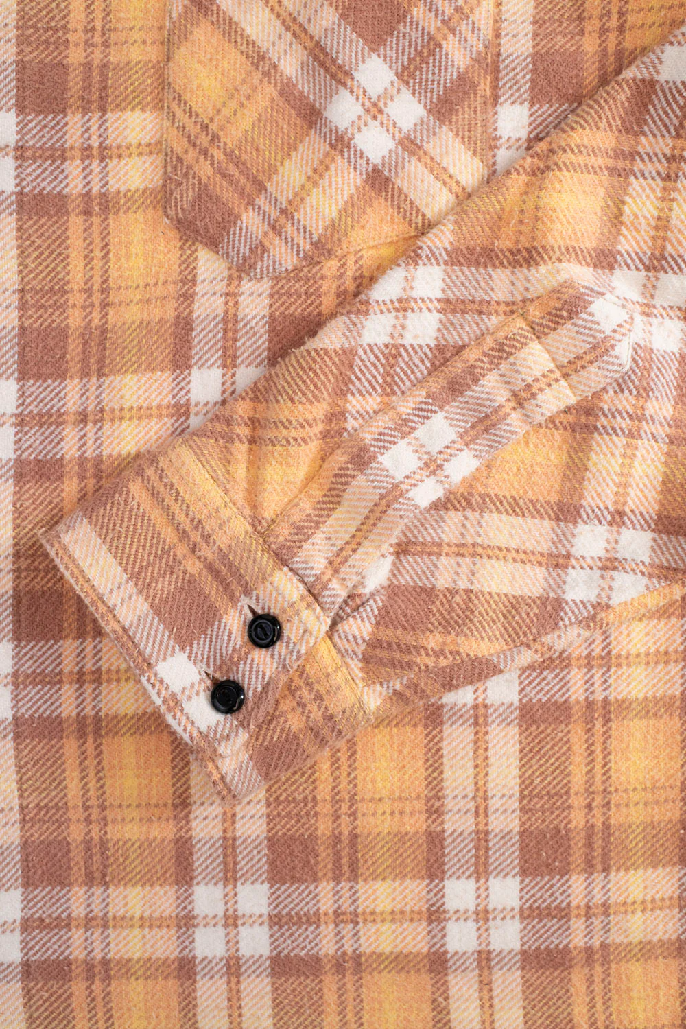 Bryson Check Flannel - Sunfaded Ochre - Image 4