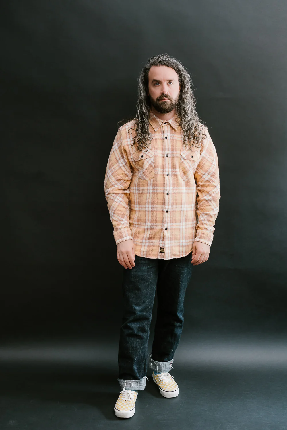 Bryson Check Flannel - Sunfaded Ochre - Image 6