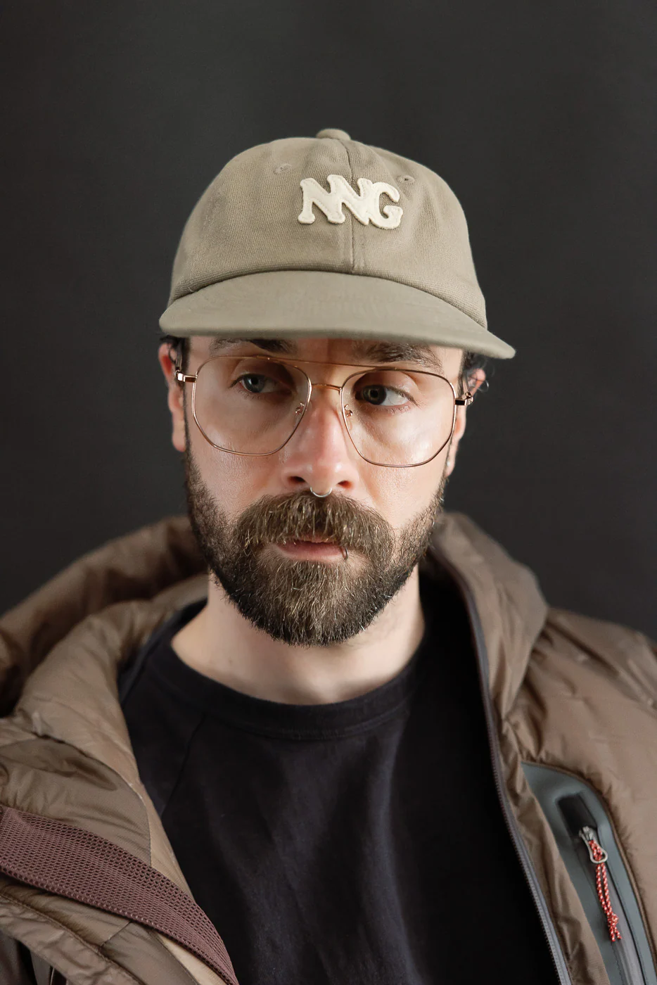 Canvas NNG Logo Cap - Khaki - Image 9
