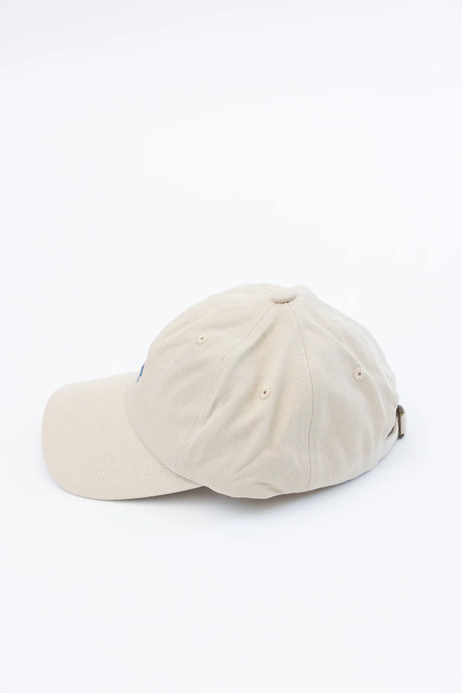 CAP01.16158 - Swan Logo Cotton Twill Cap - Light Khaki, Deep Blue - Image 3