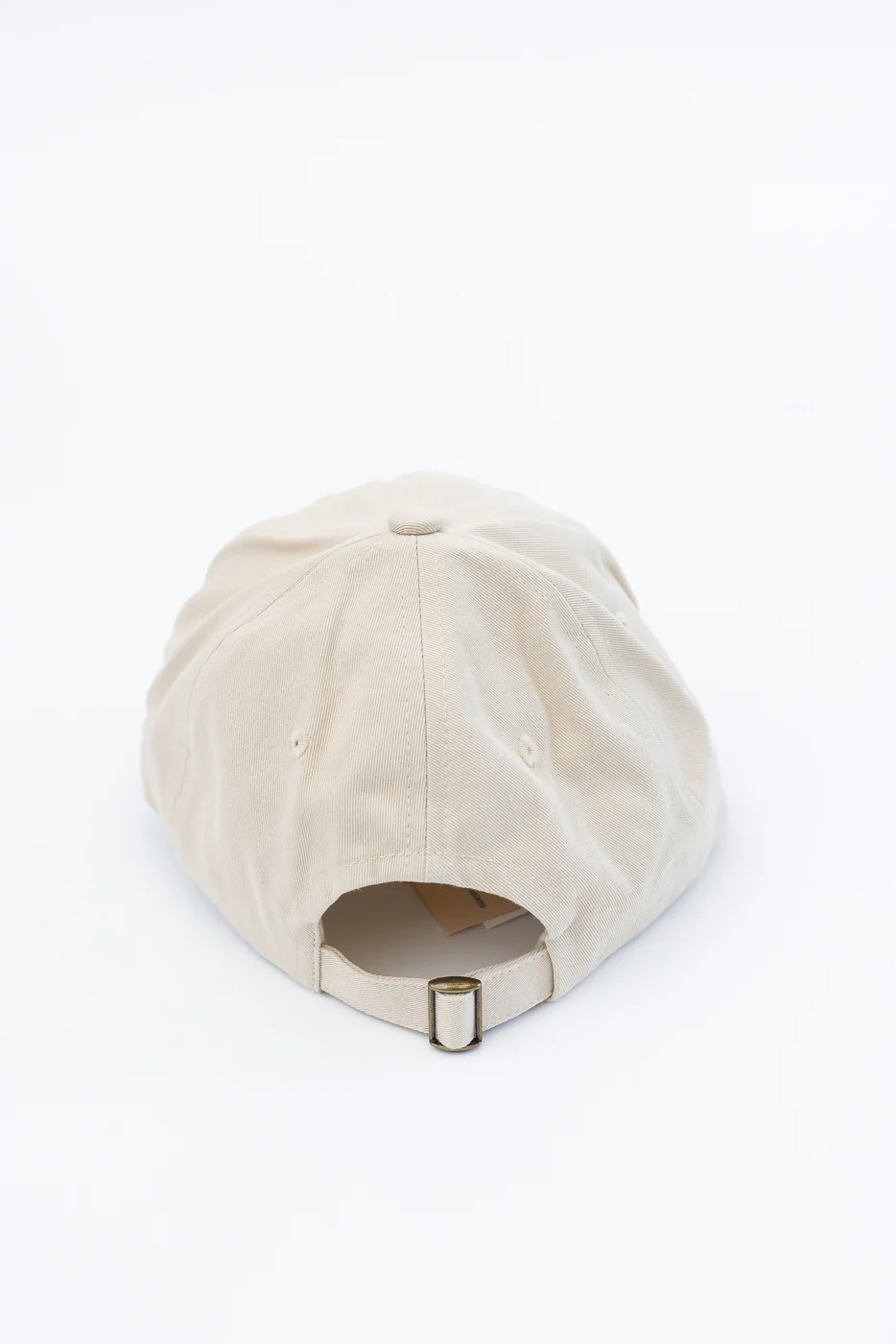 CAP01.16158 - Swan Logo Cotton Twill Cap - Light Khaki, Deep Blue - Image 4