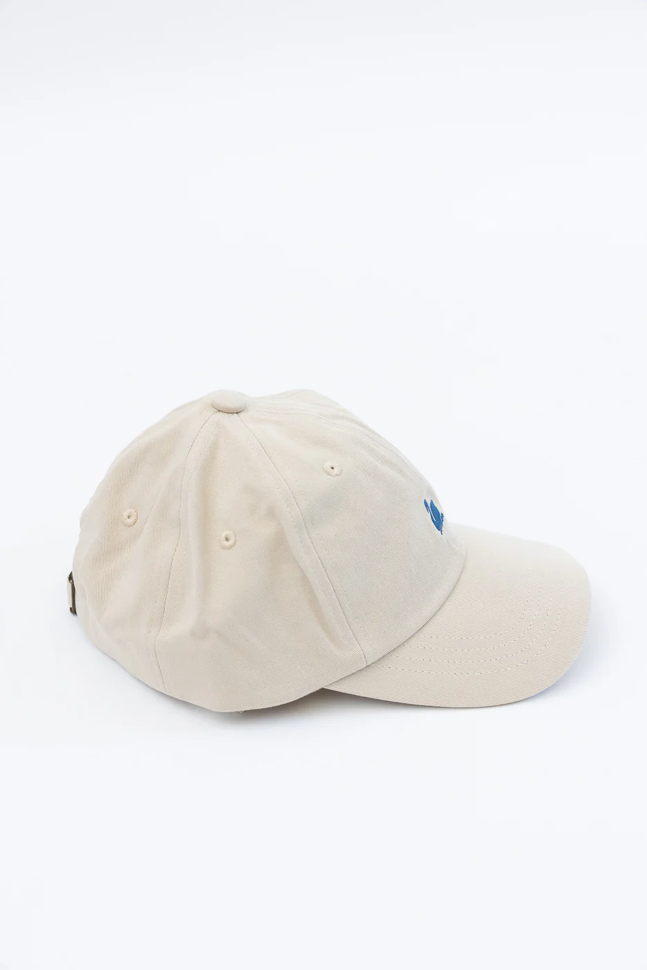 CAP01.16158 - Swan Logo Cotton Twill Cap - Light Khaki, Deep Blue - Image 5