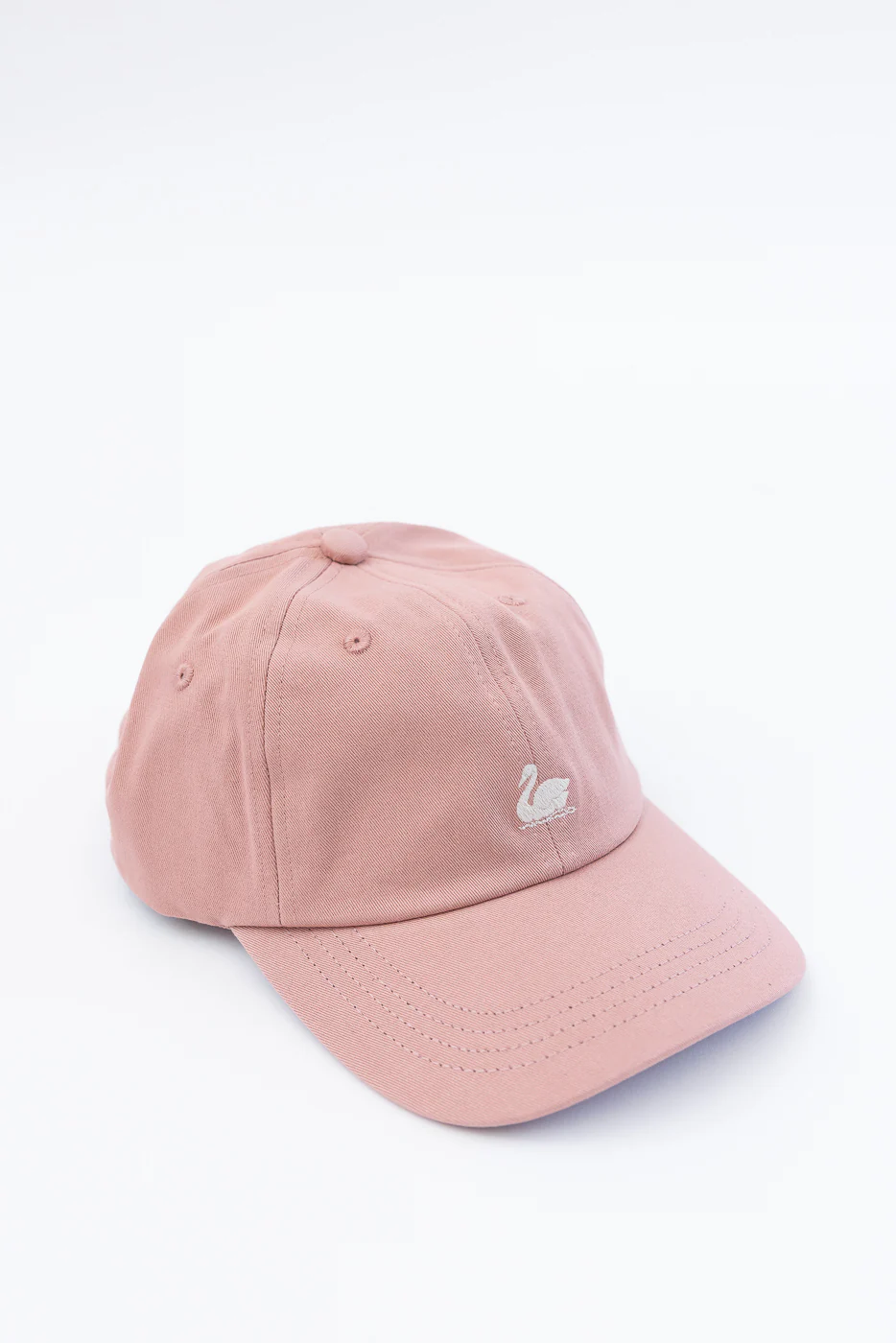 CAP01.3902 - Swan Logo Cotton Twill Cap - Rosewood, Nature - Image 5