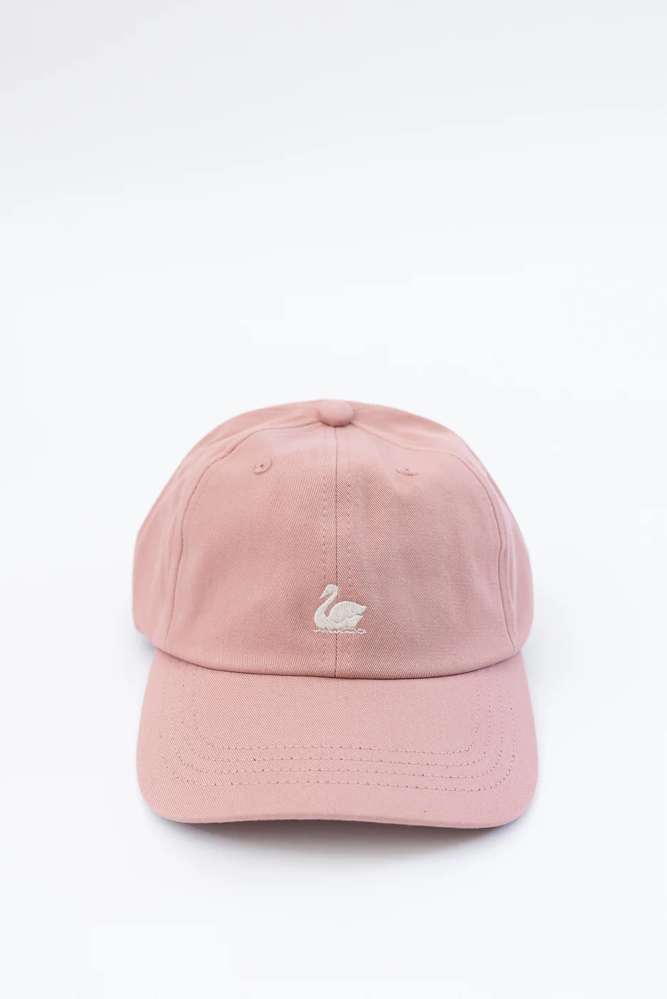 CAP01.3902 - Swan Logo Cotton Twill Cap - Rosewood, Nature - Image 6