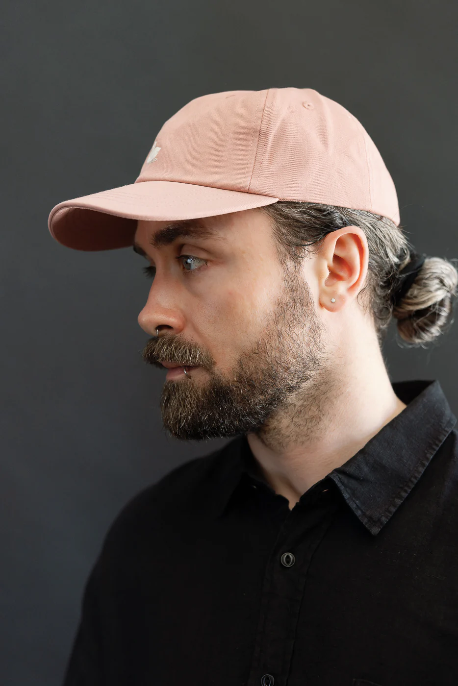 CAP01.3902 - Swan Logo Cotton Twill Cap - Rosewood, Nature - Image 9