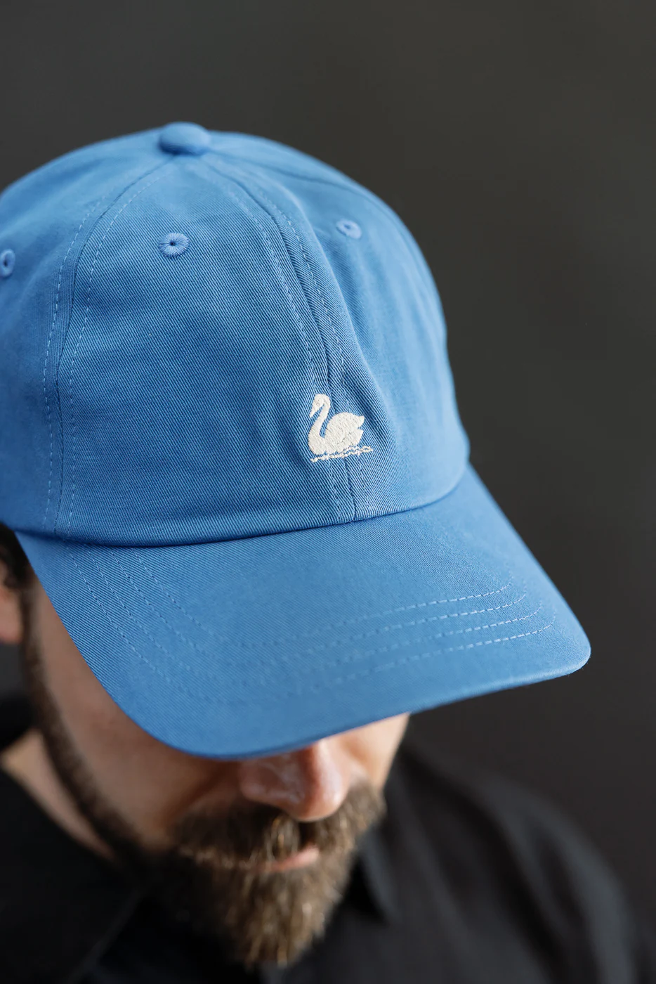 CAP01.66002 - Swan Logo Cotton Twill Cap - Washed Blue, Nature - Image 11