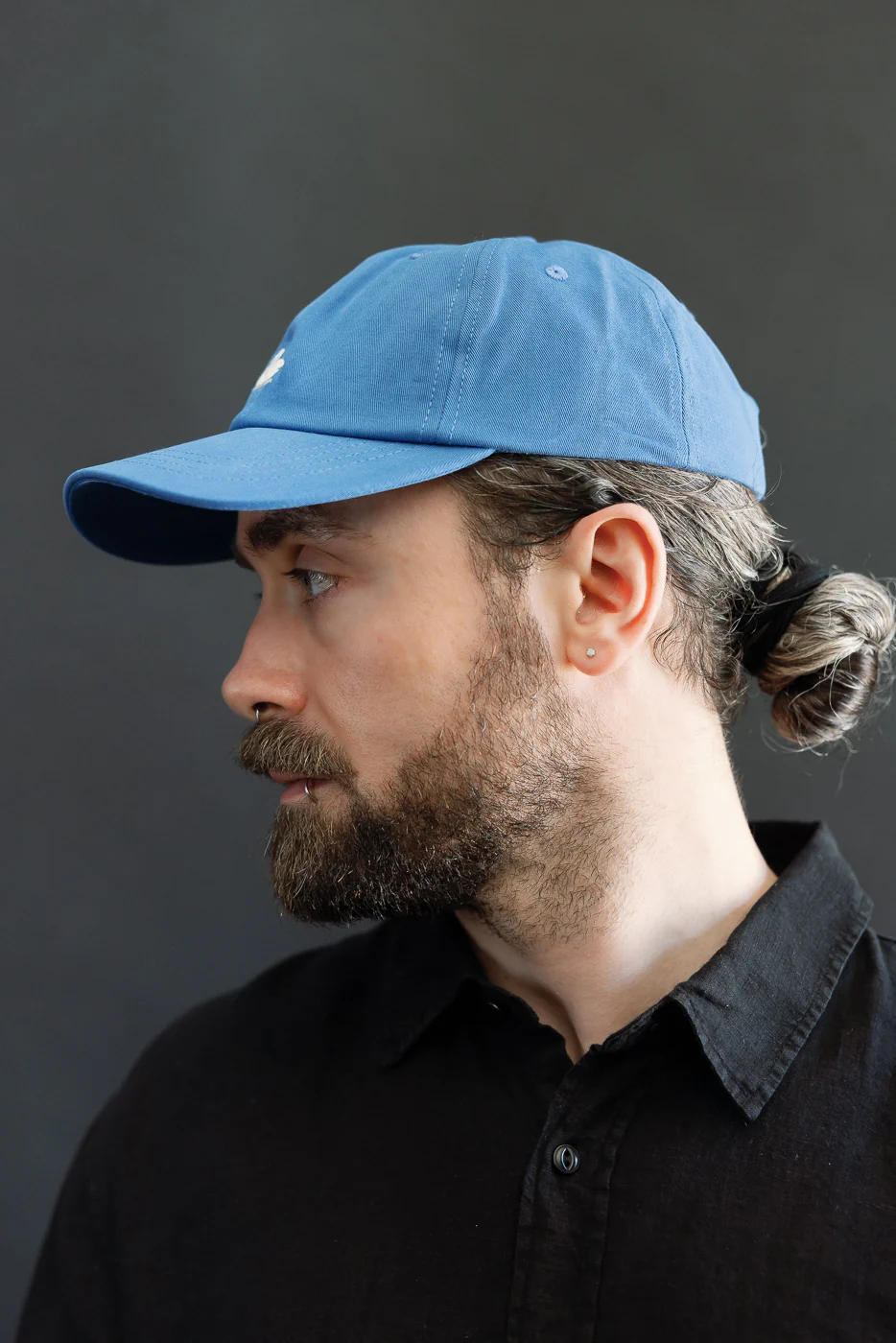 CAP01.66002 - Swan Logo Cotton Twill Cap - Washed Blue, Nature - Image 9