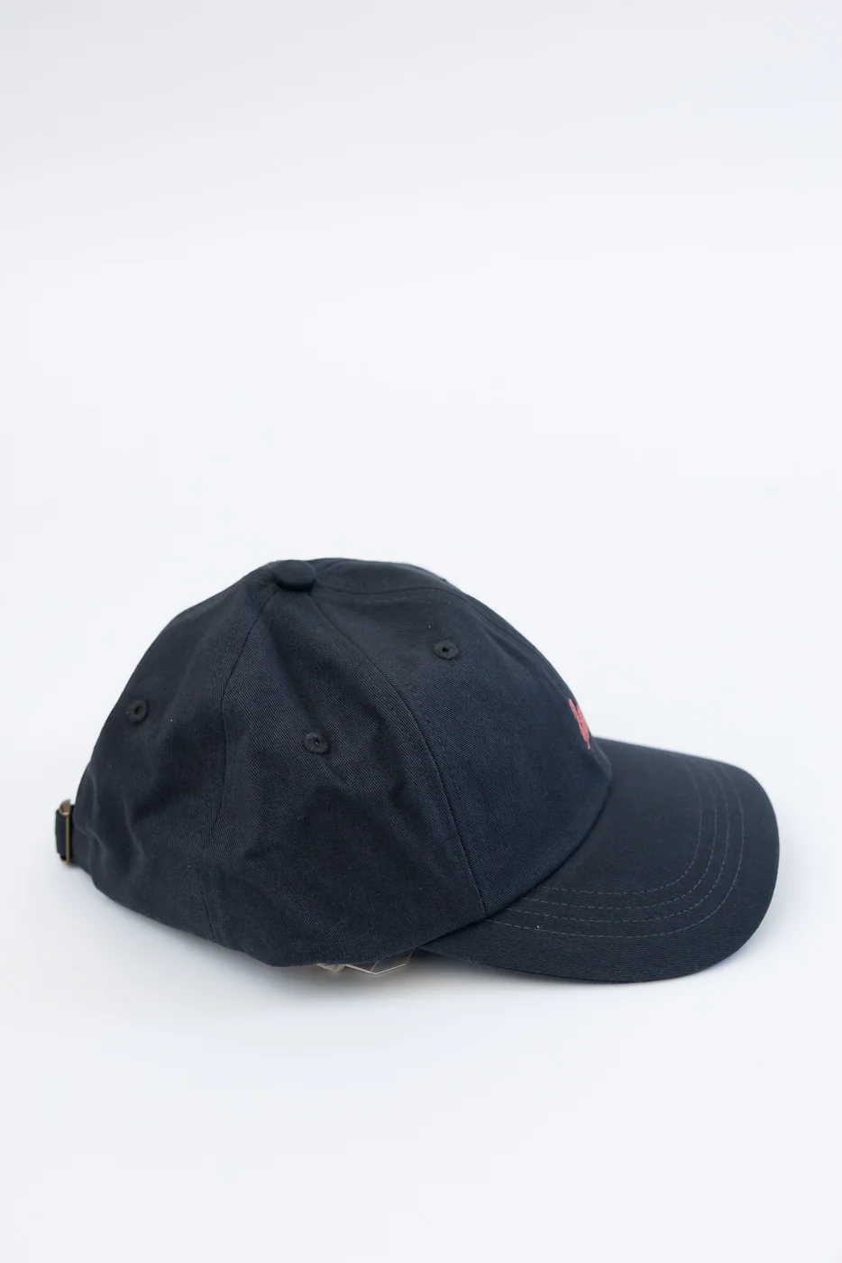 CAP01.98 - Swan Logo Cotton Twill Cap - Charcoal, Rosewood - Image 5