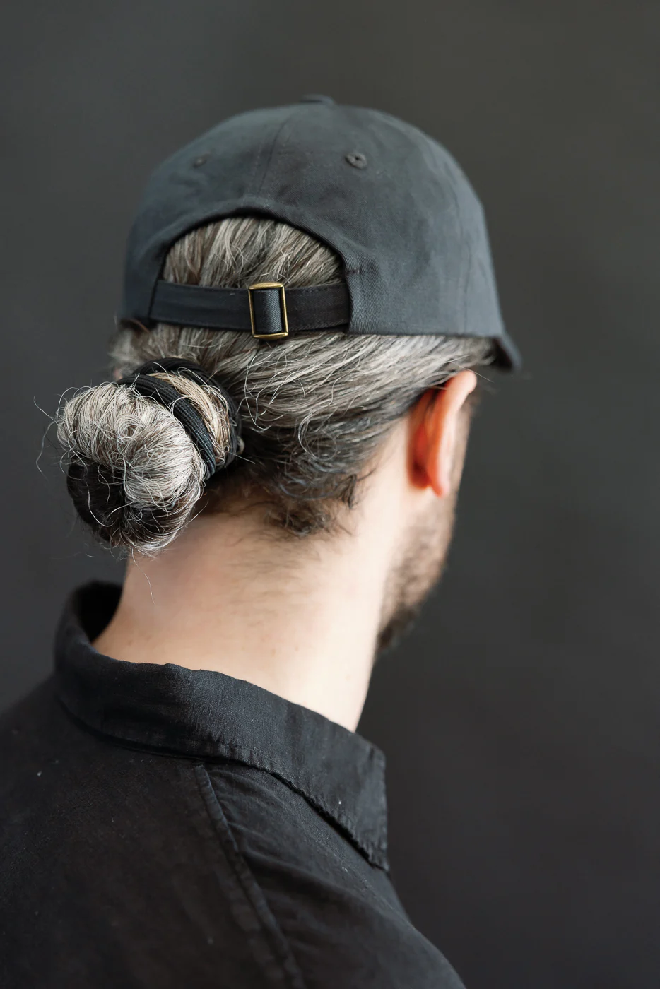 CAP01.98 - Swan Logo Cotton Twill Cap - Charcoal, Rosewood - Image 9