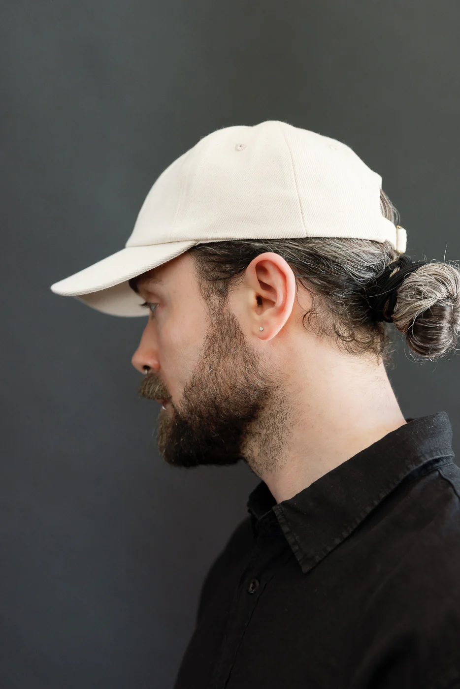 CAP01T.02 - Swan Logo Cotton Twill Cap - Nature - Image 9