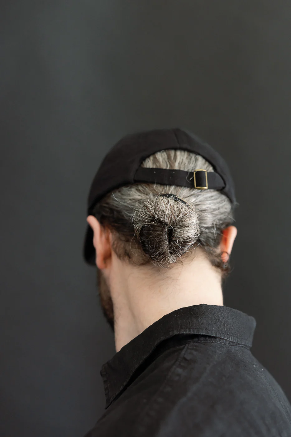 CAP01T.99 - Swan Logo Cotton Twill Cap - Deep Black - Image 9
