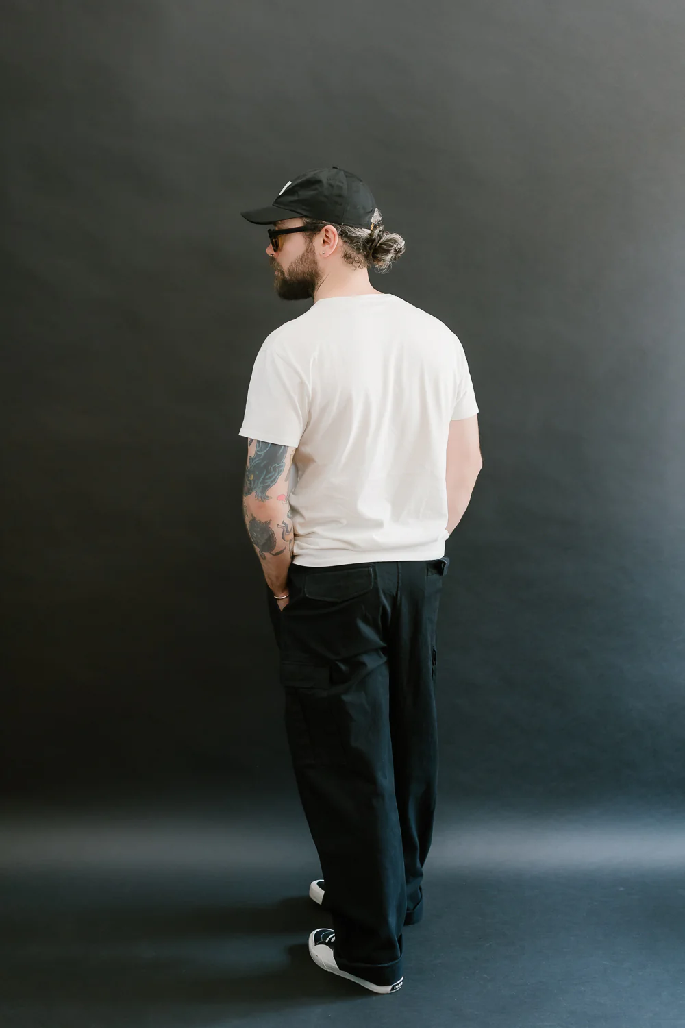 Cargo Pant Twill - Washed Black - Image 10
