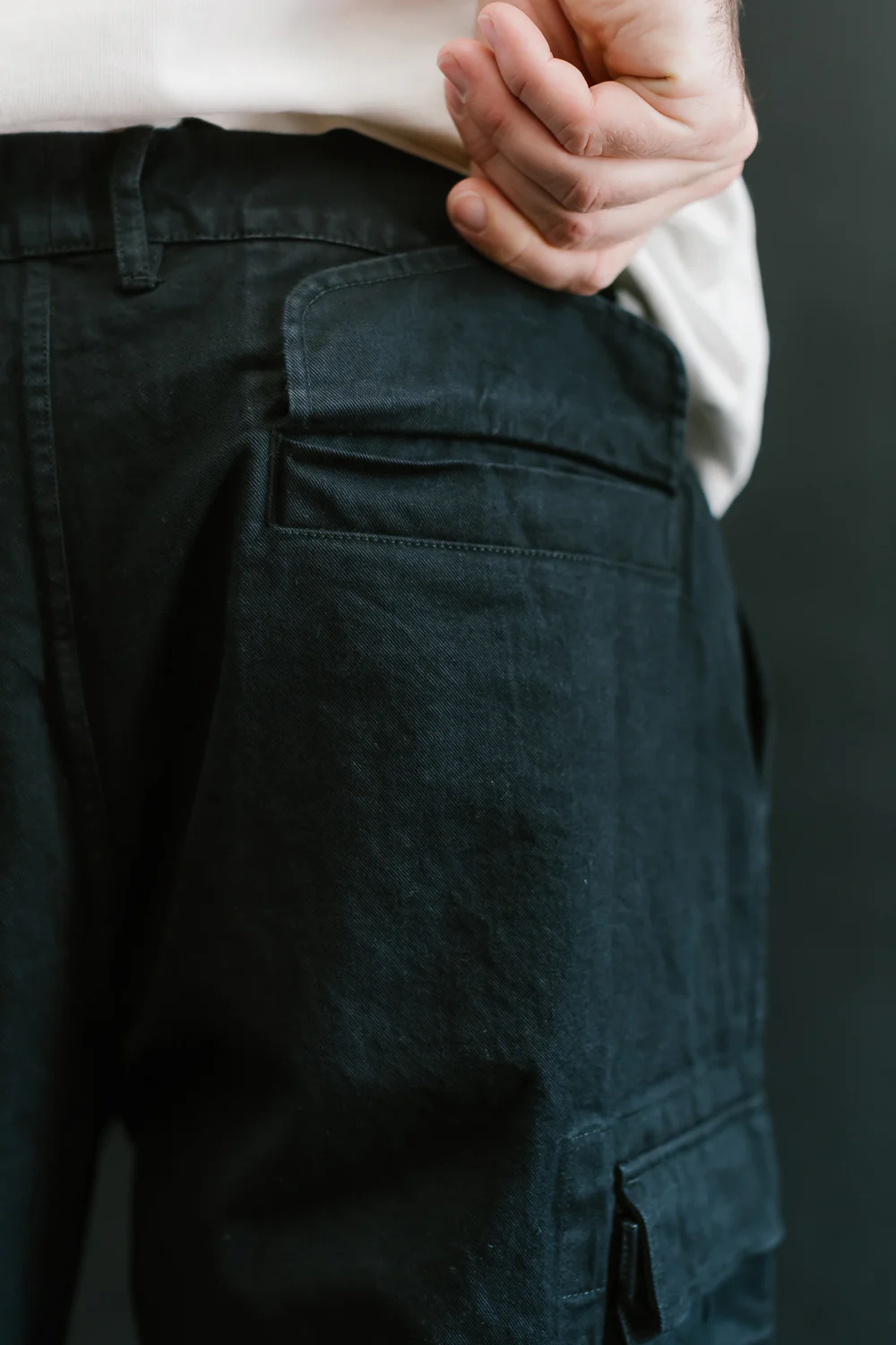 Cargo Pant Twill - Washed Black - Image 22
