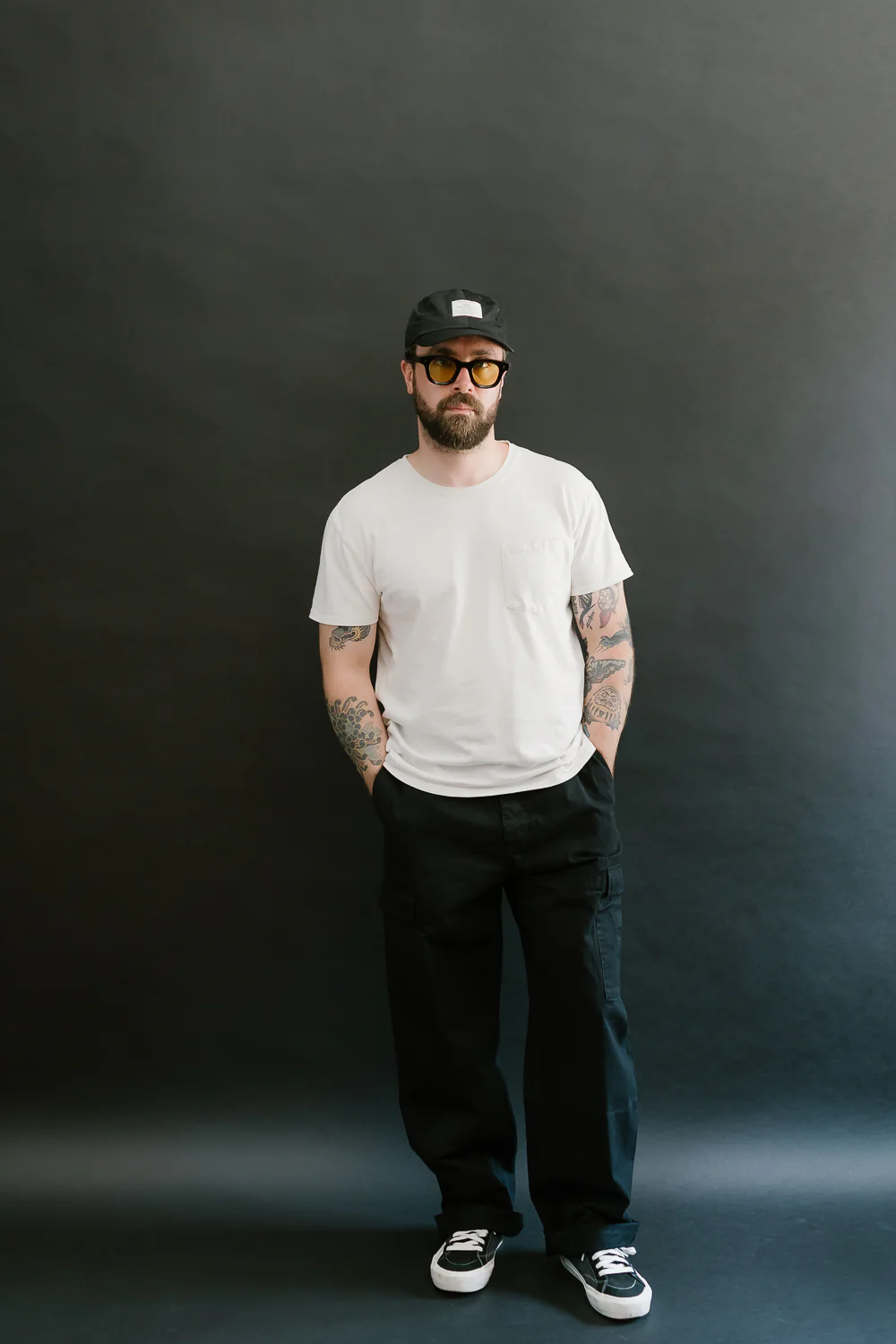 Cargo Pant Twill - Washed Black - Image 8