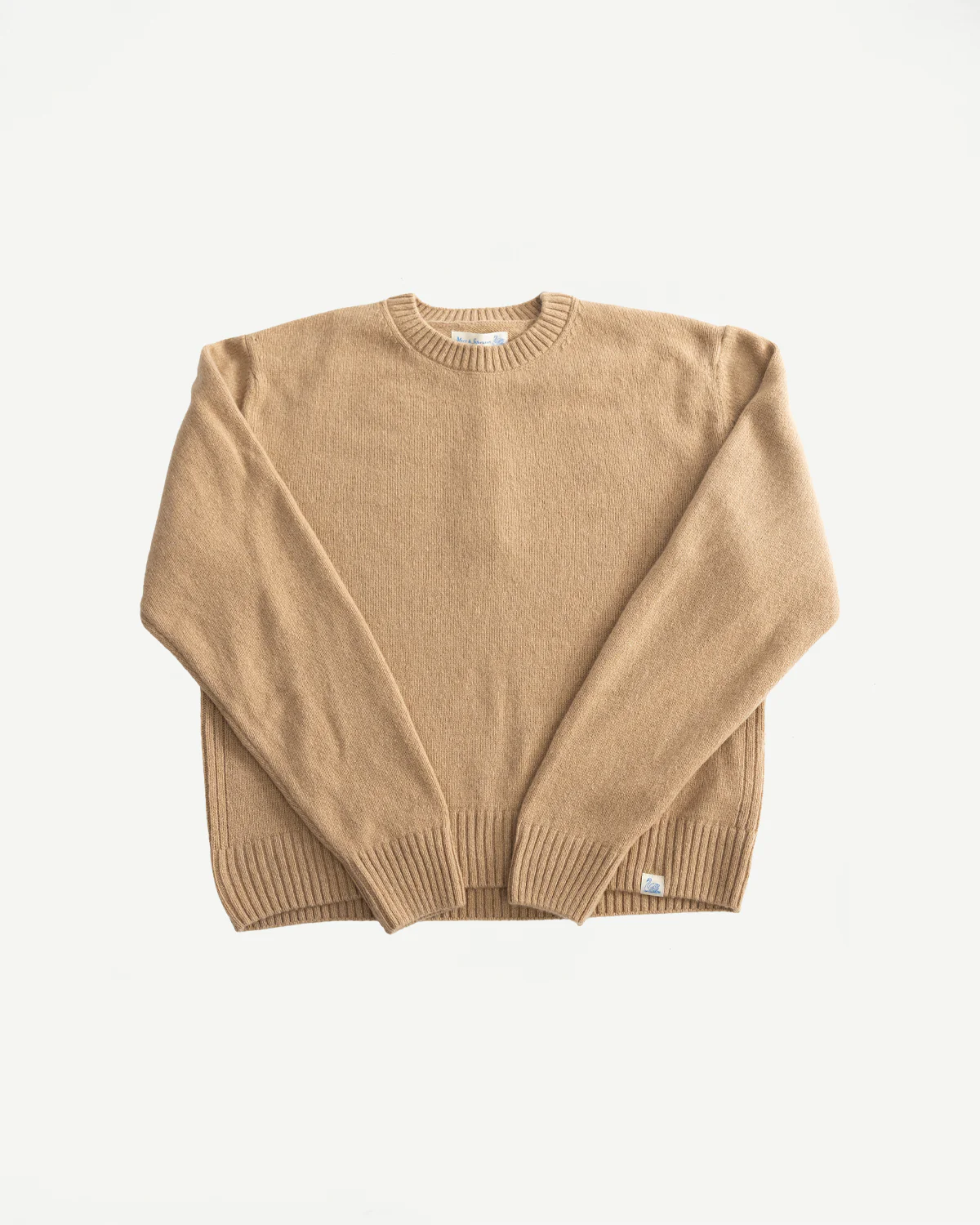 CASH01.11 - Recycled Cashmere Sweater - Toffee