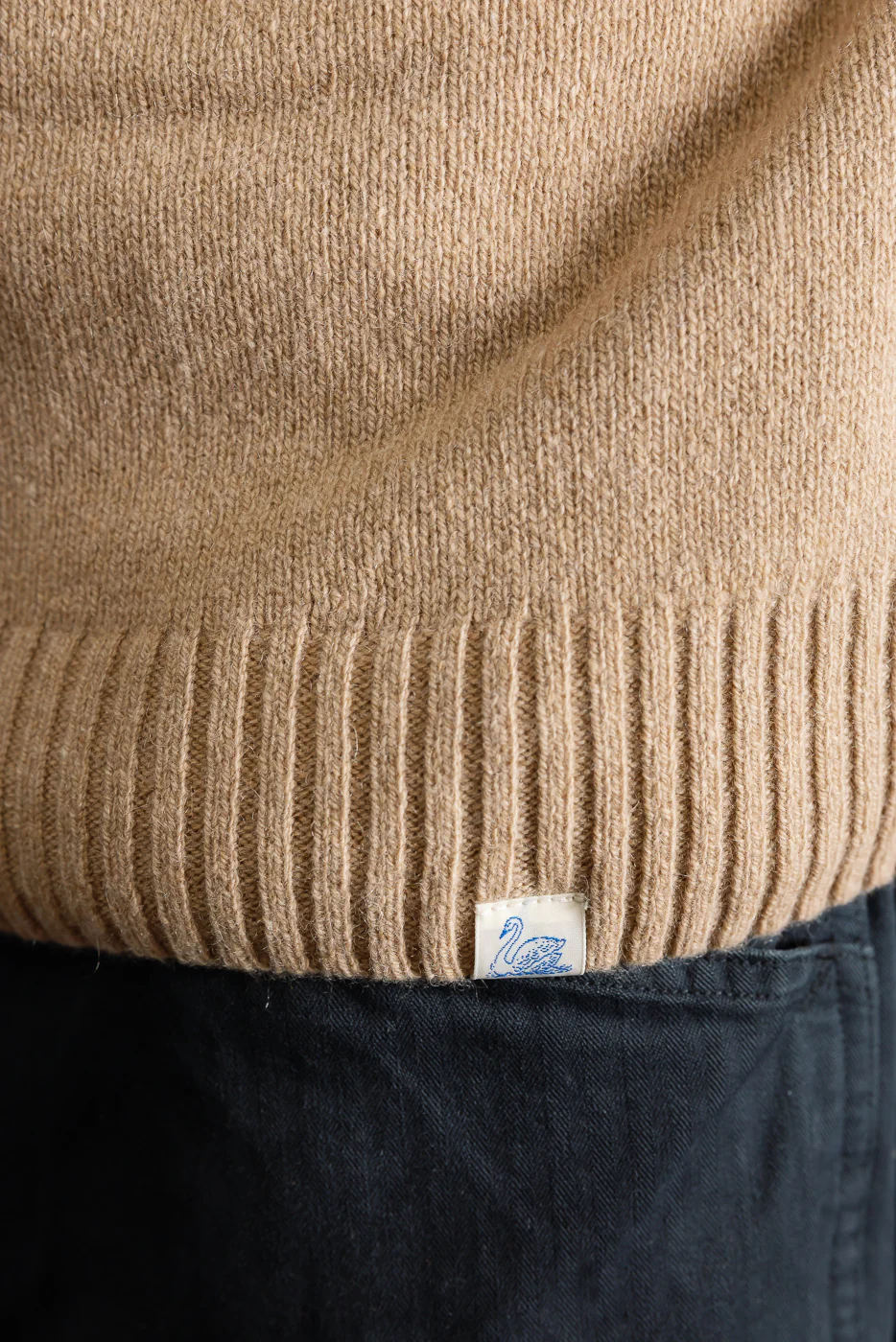 CASH01.11 - Recycled Cashmere Sweater - Toffee - Image 18