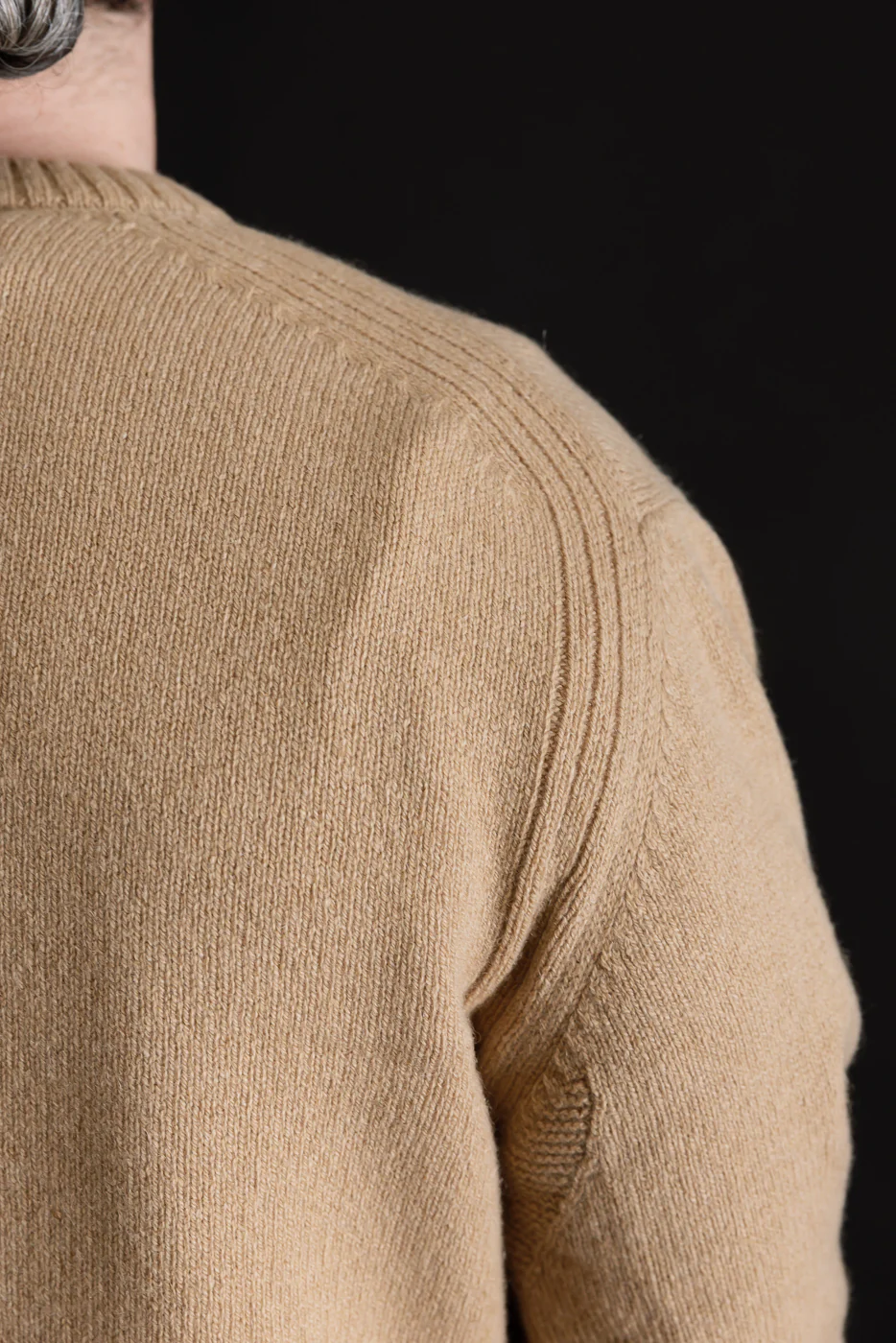 CASH01.11 - Recycled Cashmere Sweater - Toffee - Image 19