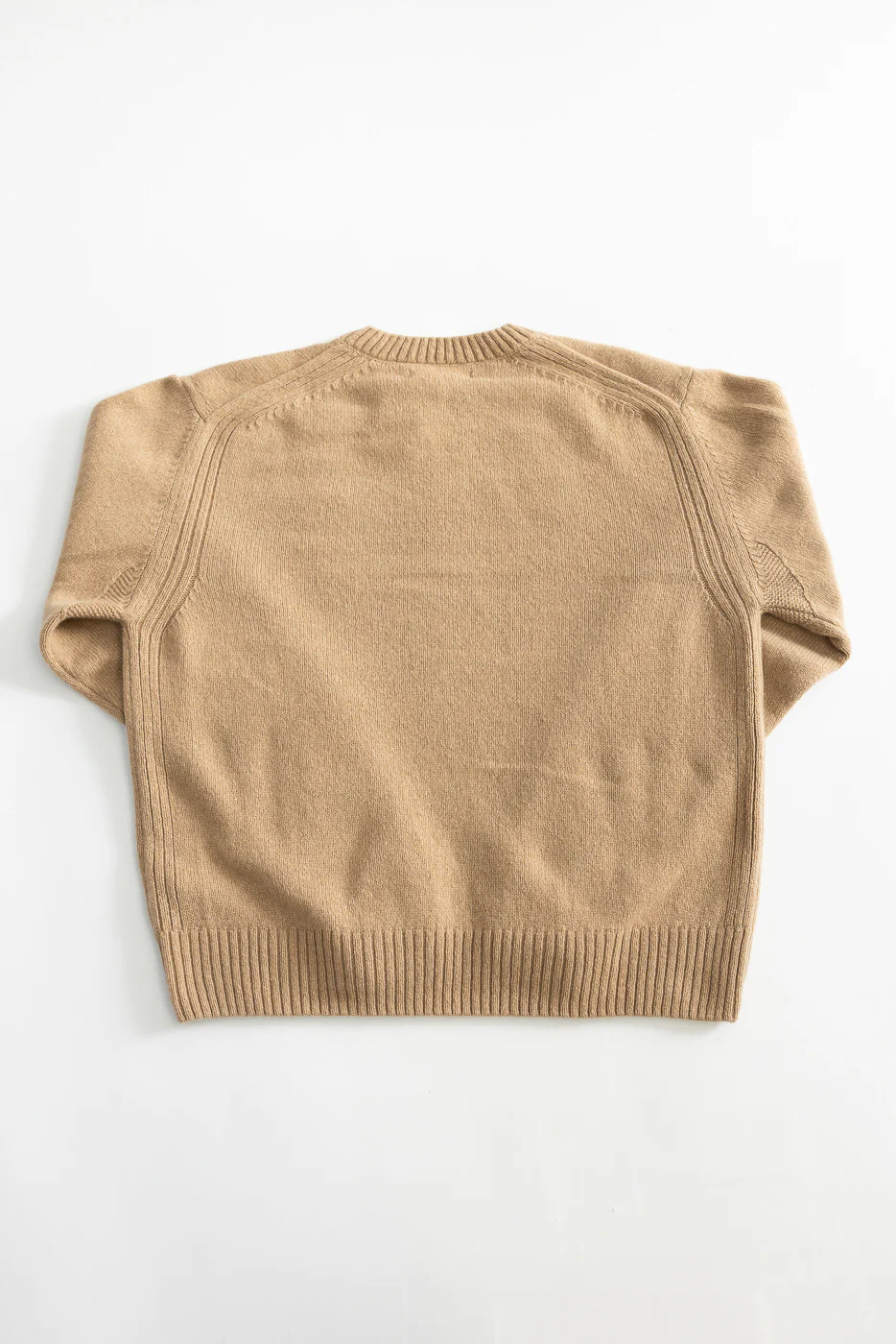 CASH01.11 - Recycled Cashmere Sweater - Toffee - Image 5