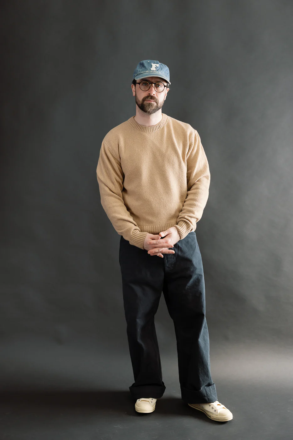 CASH01.11 - Recycled Cashmere Sweater - Toffee - Image 6