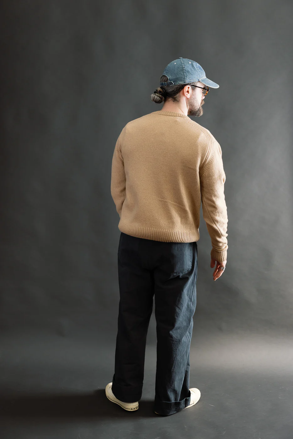 CASH01.11 - Recycled Cashmere Sweater - Toffee - Image 8