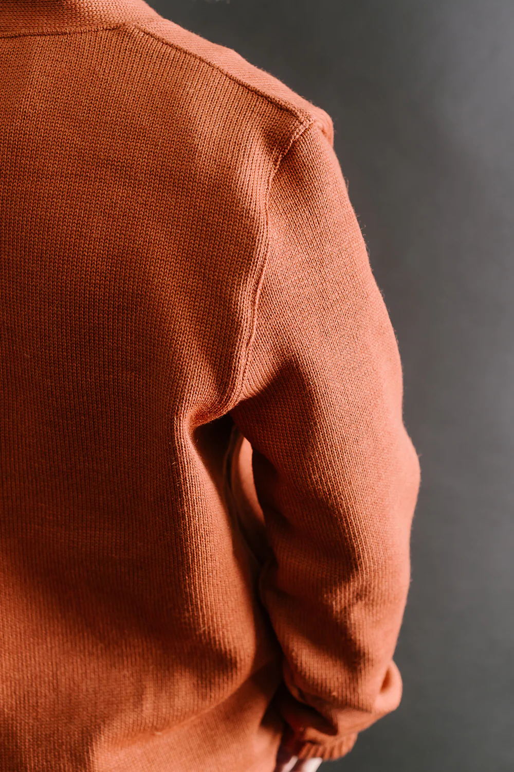 Classic Cardigan - Burnt Orange - Image 19