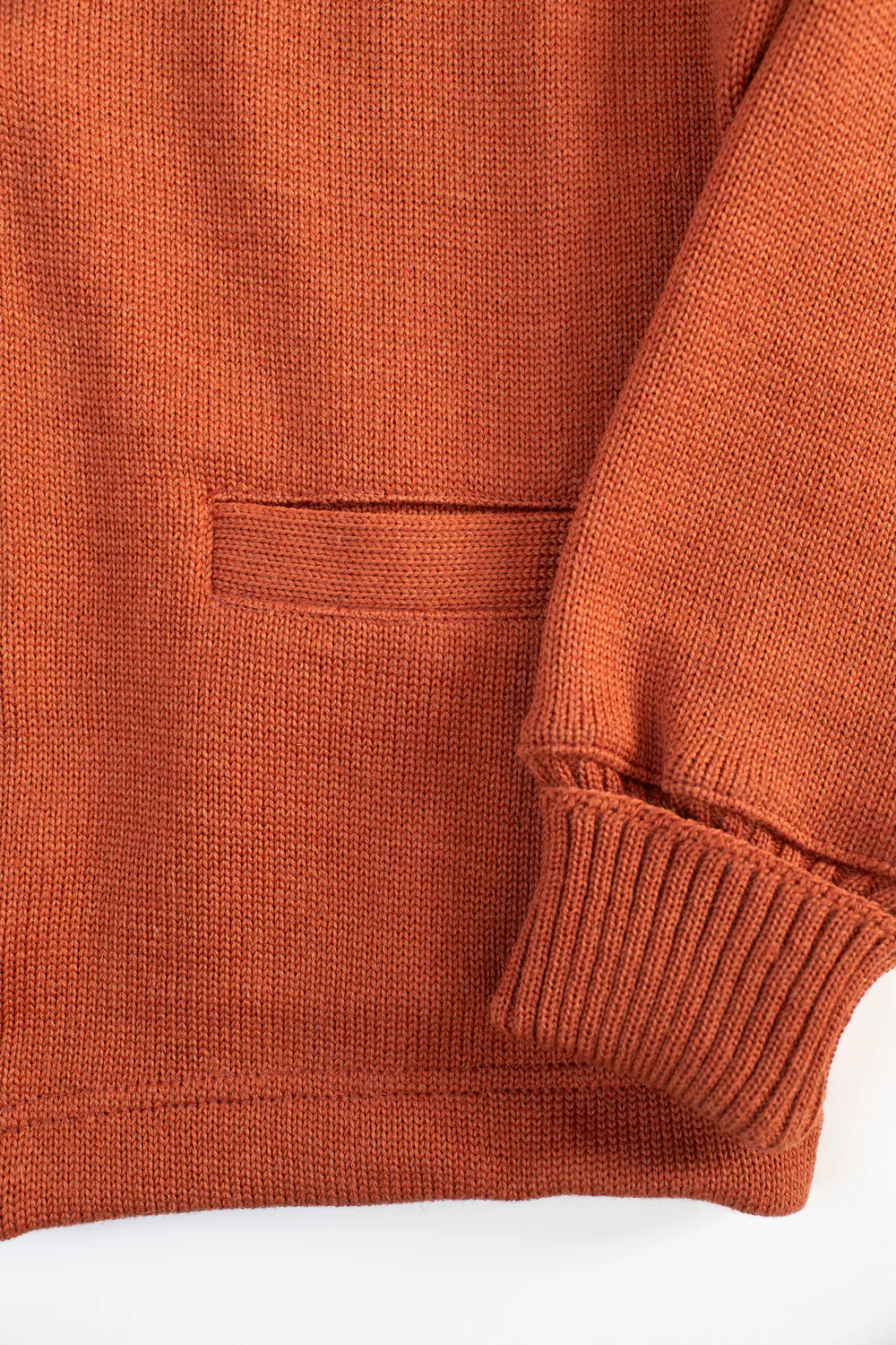 Classic Cardigan - Burnt Orange - Image 4