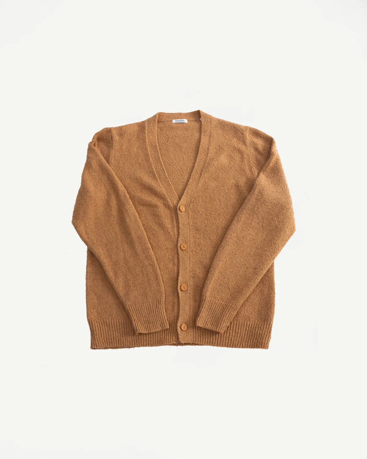 Classic Cardigan - Ochre Bouclé