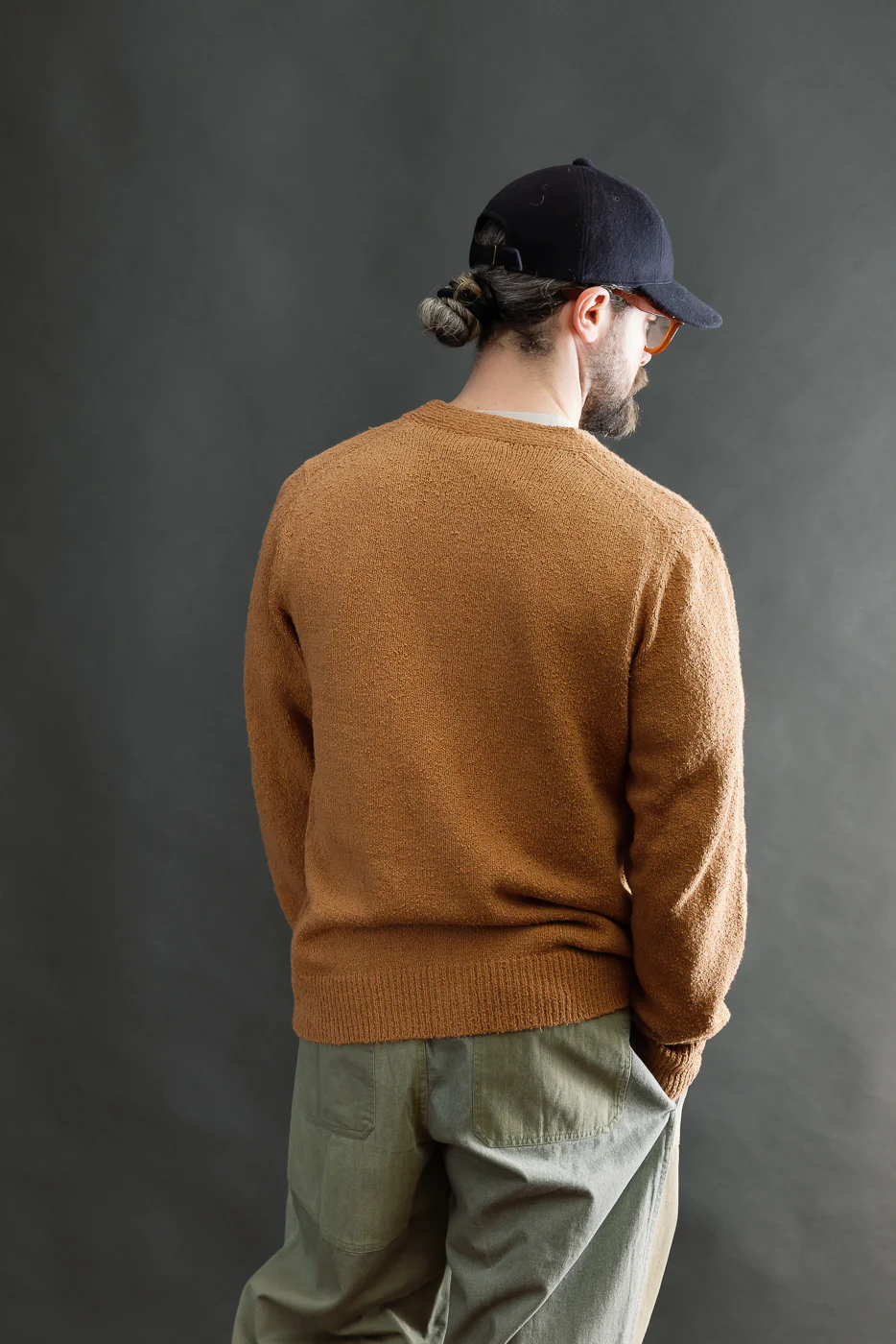 Classic Cardigan - Ochre Bouclé - Image 12
