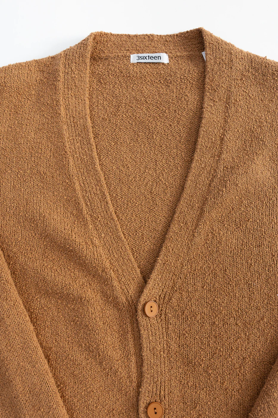 Classic Cardigan - Ochre Bouclé - Image 2