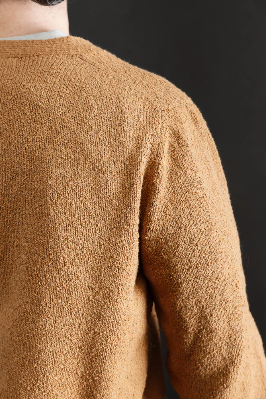 Classic Cardigan - Ochre Bouclé - Image 20