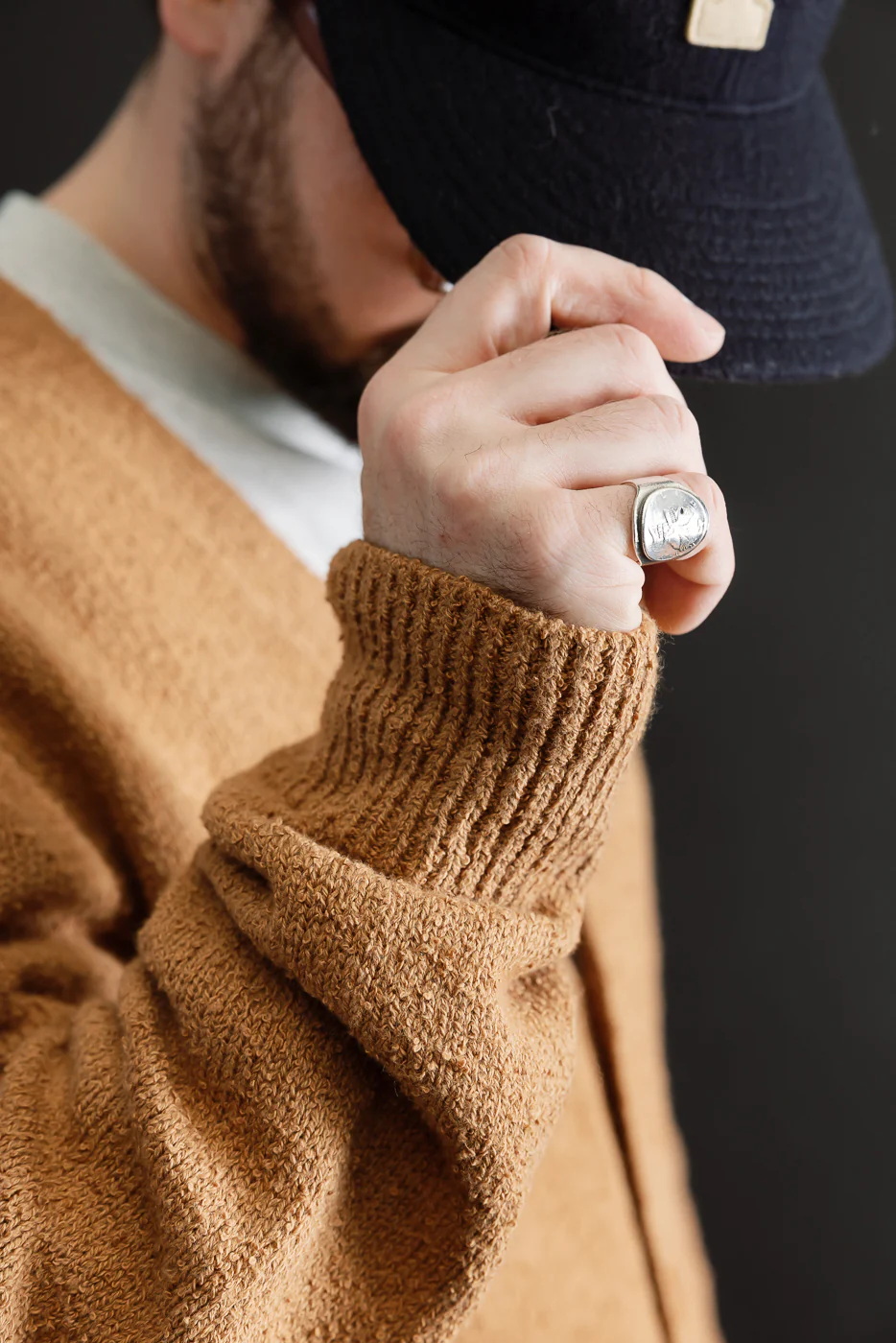 Classic Cardigan - Ochre Bouclé - Image 21