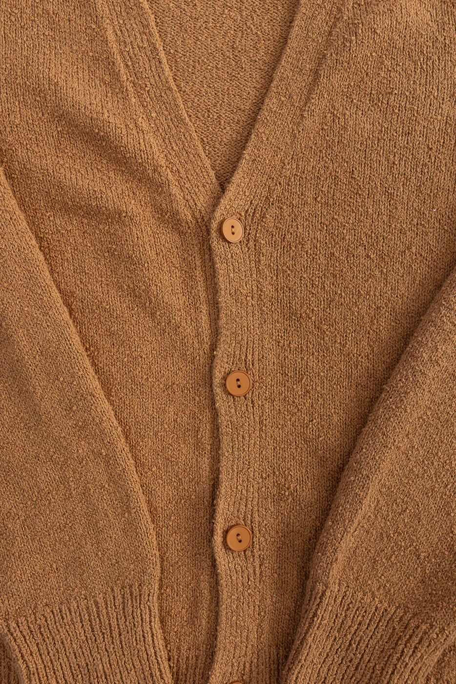 Classic Cardigan - Ochre Bouclé - Image 3