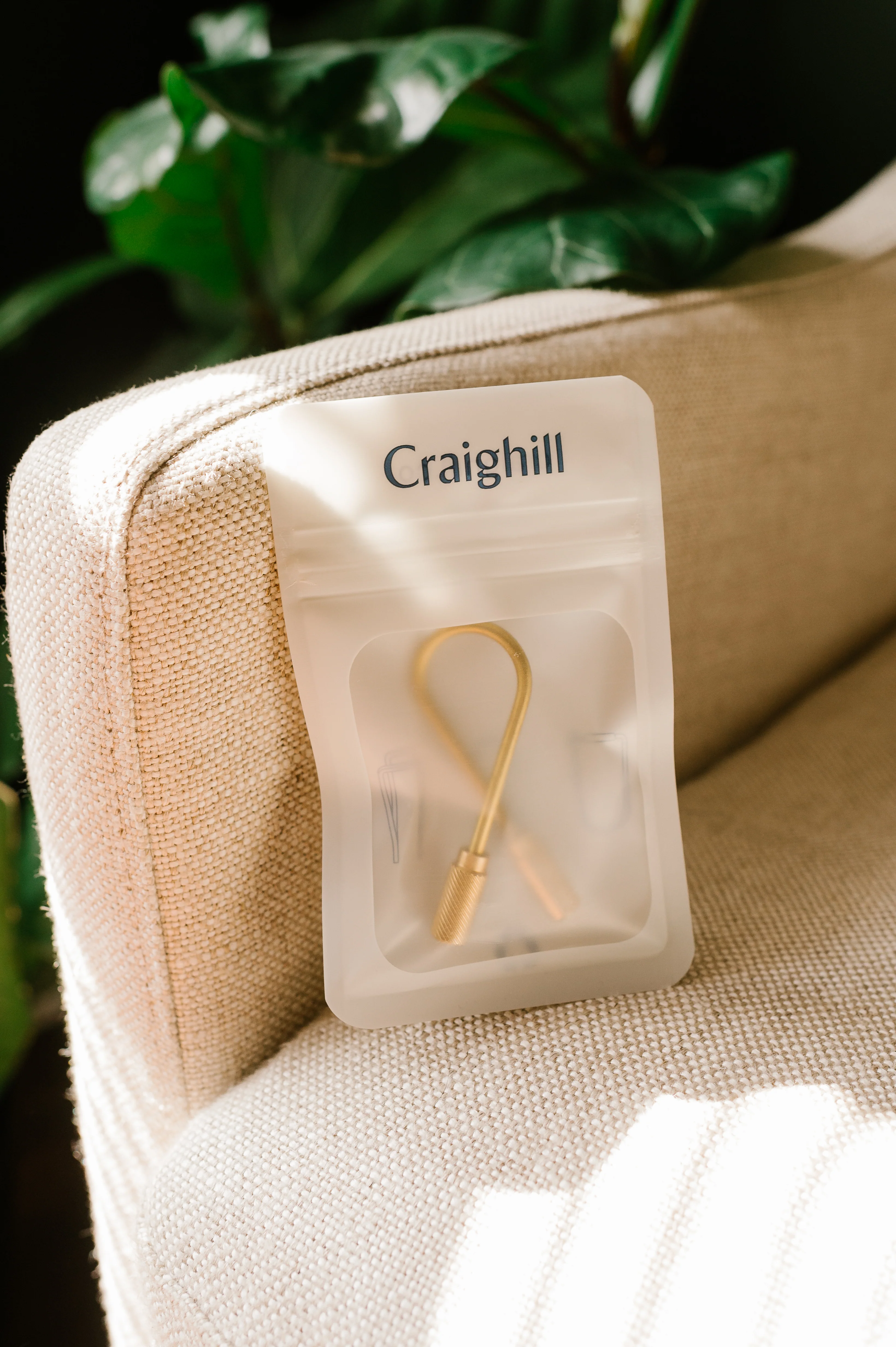 Closed Helix Keyring - Brass - Image 12