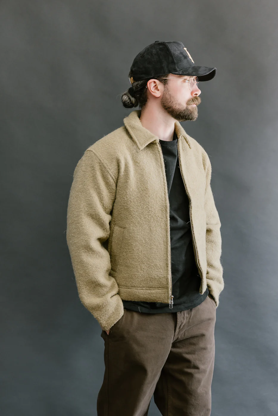 Club Jacket Bouclé - Wheat - Image 10