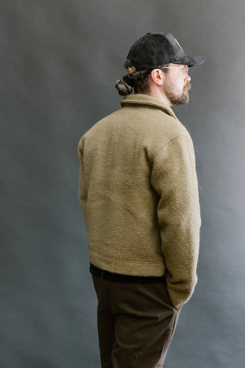 Club Jacket Bouclé - Wheat - Image 11