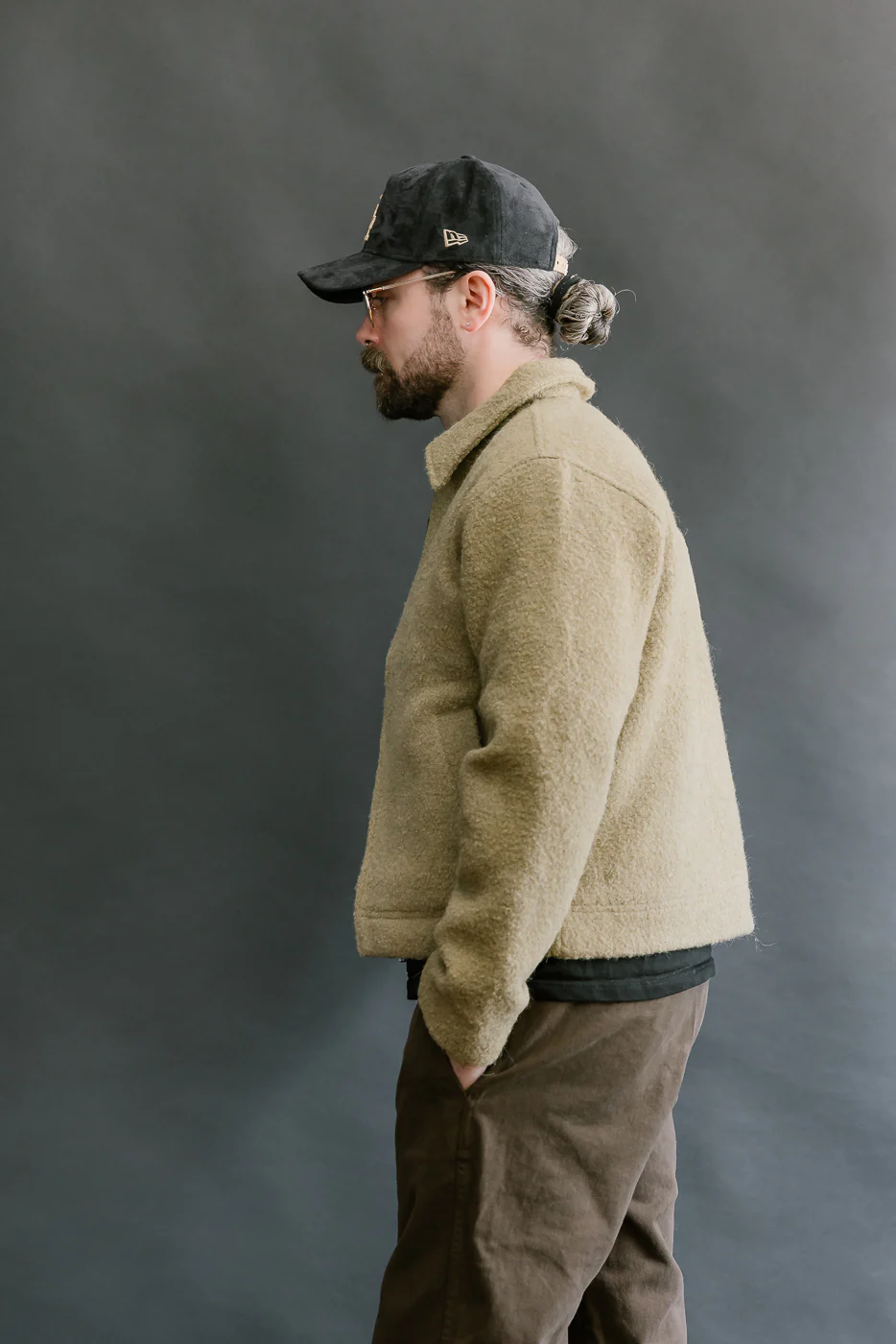 Club Jacket Bouclé - Wheat - Image 13