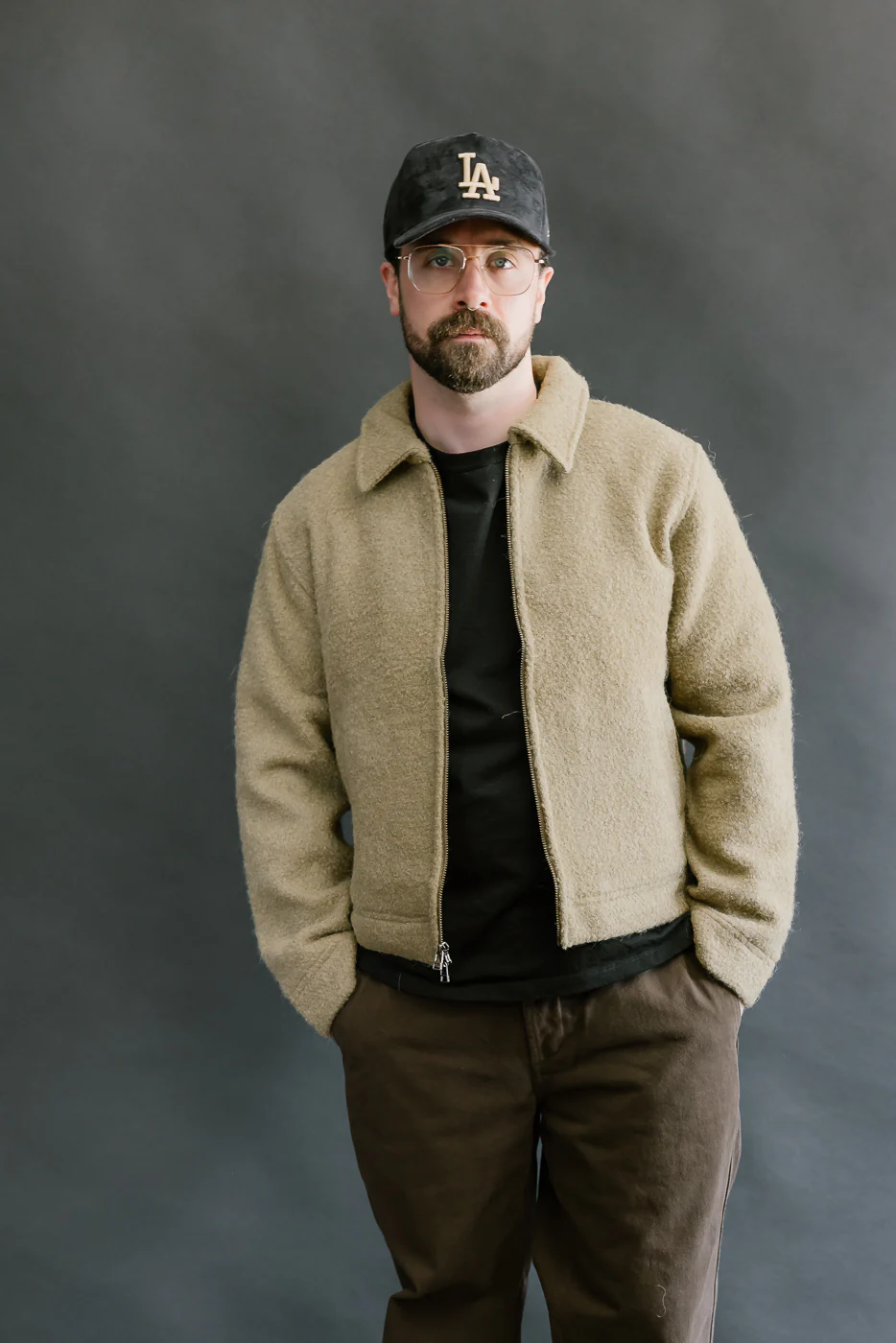 Club Jacket Bouclé - Wheat - Image 14