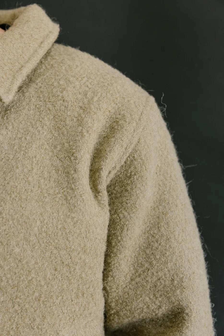 Club Jacket Bouclé - Wheat - Image 19