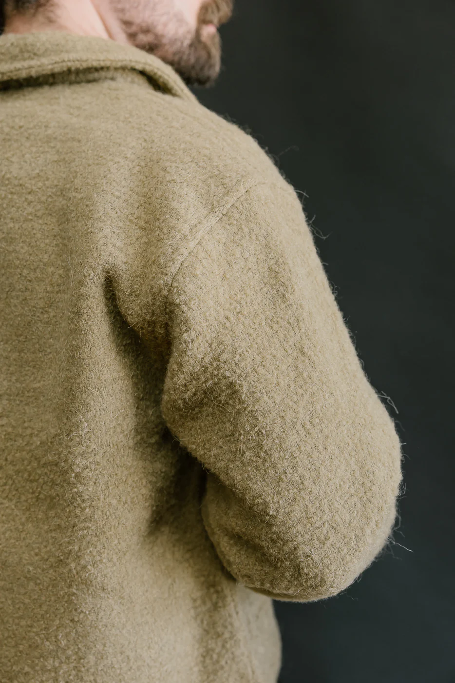 Club Jacket Bouclé - Wheat - Image 20