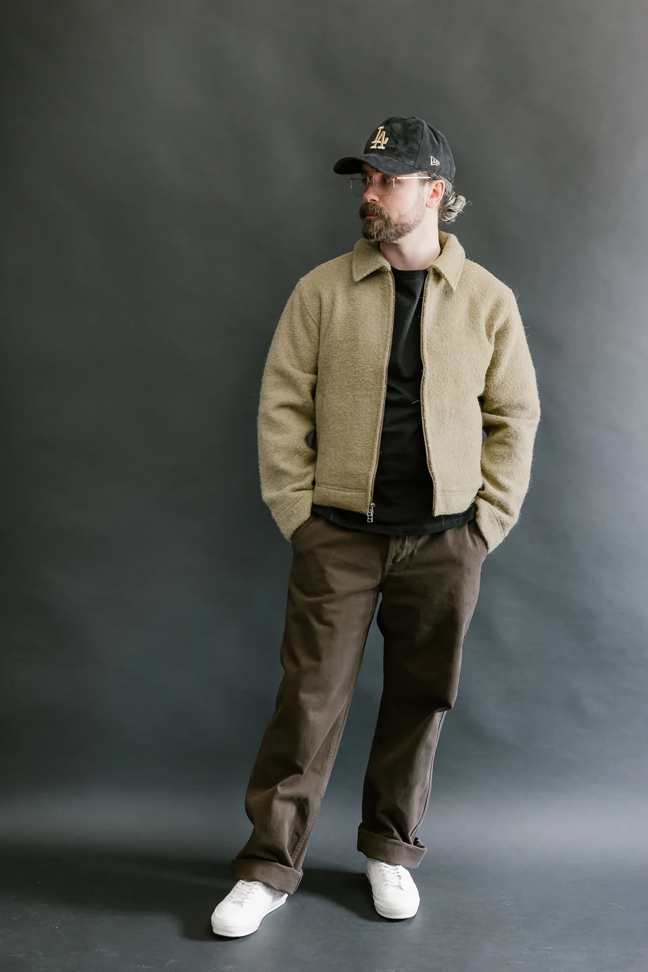 Club Jacket Bouclé - Wheat - Image 6