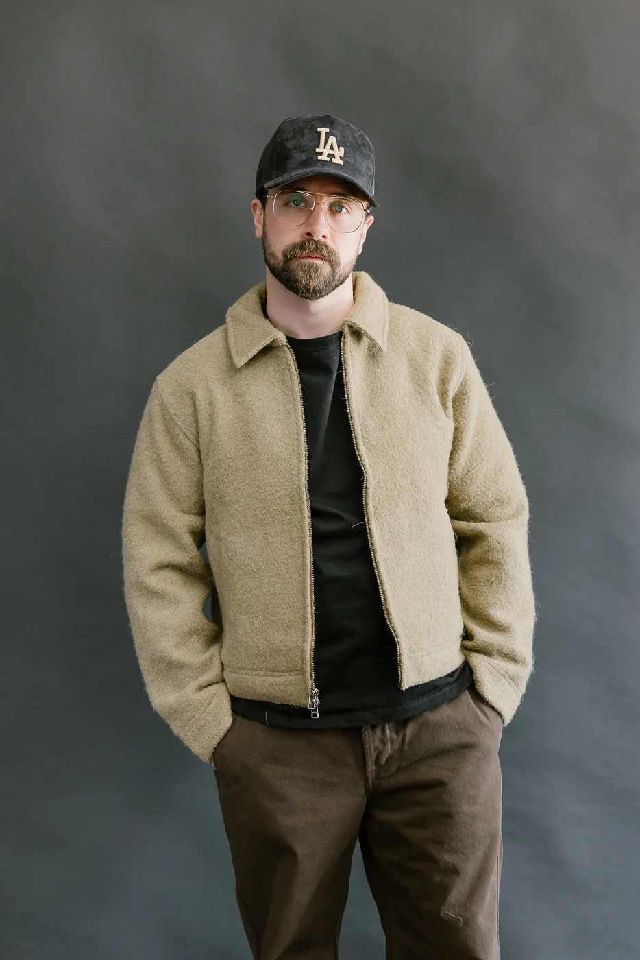 Club Jacket Bouclé - Wheat - Image 9