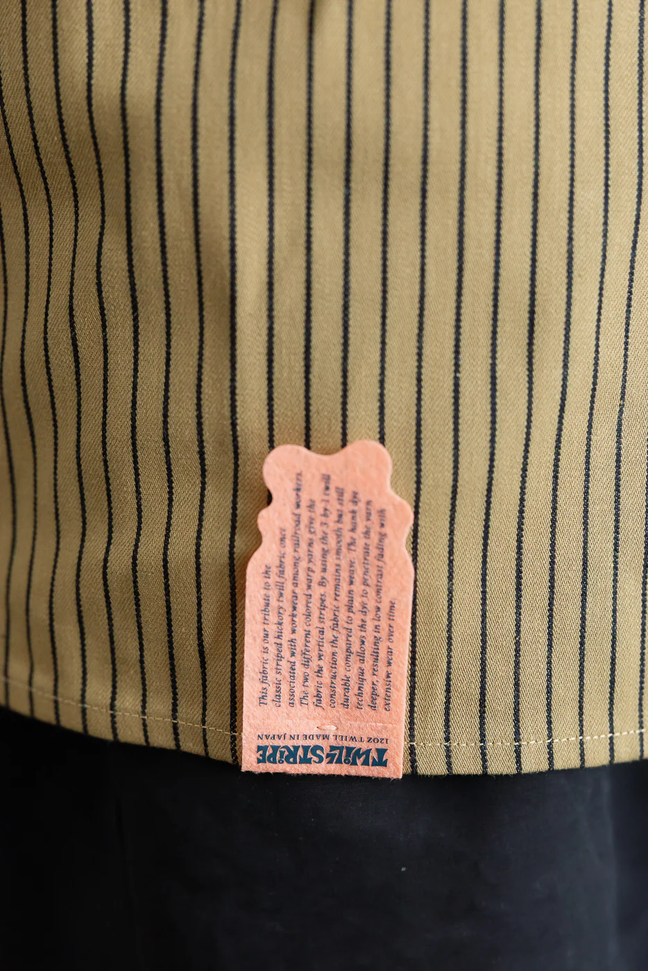 12oz - Copeland Shirt Jack Root Stripe - Beige, Indigo - Image 22